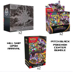 Pokemon Pitch Black – Pokemon Center (ETB) x2, Booster Box x2, Booster Bundle x2 - Image 2