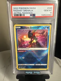 2022 POKEMON SWORD & SHIELD ASTRAL RADIANCE #046 RADIANT GRENINJA ASTRAL RAD - Image 1