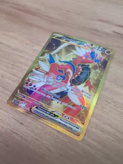 2023 Pokemon Koraidon ex 254/198 Scarlet & Violet Hyper Rare Gold Secret Rare NM - Image 4