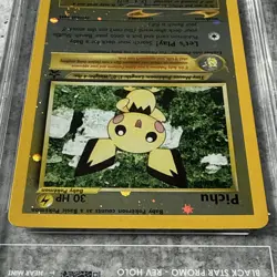 Pokemon Pichu 35 Black Star Promo Reverse Holo TAG 7 2001 30 HP - Image 5