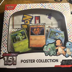Nintendo Pokemon TCG Scarlet & Violet - 151 Poster Collection Box - 3 Packs 820650853166 - Image 1