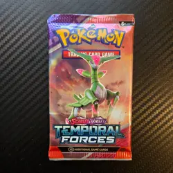 Pokemon Scarlet & Violet Temporal Forces Booster Pack Factory Sealed Unweighed - Image 1