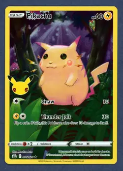Pikachu 005/025 Holo Rare Celebrations Pokemon Near Mint - Image 1