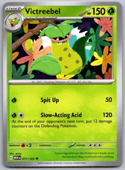 Victreebel 071/165 Uncommon 151 Pokemon Near Mint - Image 1