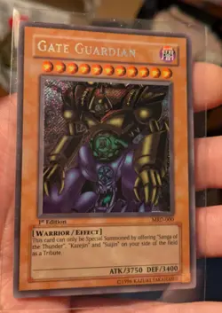 Yu-Gi-Oh! Gate Guardian MRD-000 1st Edition Secret Rare NM - Image 1
