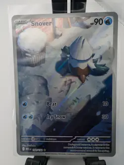 Snover 140/132 Illustration Rare Holo ME01 Mega Evolution Pokemon TCG NM - Image 1