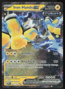 Iron Hands ex 031/131 Holo Double Rare Prismatic Evolutions Pokemon Near Mint - Image 1