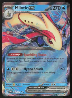 Milotic ex 042/191 Double Rare Surging Sparks Pokemon Holo Near Mint - Image 1