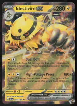 Electivire ex 069/182 Double Rare Destined Rivals Pokemon Holo Near Mint - Image 1