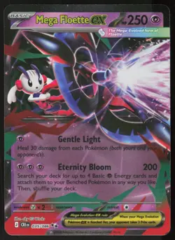 Mega Floette ex 035/086 Double Rare Chaos Rising Pokemon Holo Near Mint - Image 1
