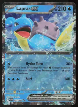 Lapras ex 022/088 Double Rare Perfect Order Pokemon Holo Near Mint - Image 1
