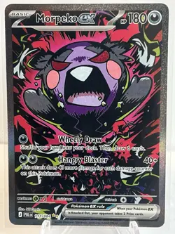 Morpeko EX 117/084 Pokemon Pitch Black SIR TCG - Image 1