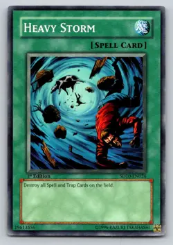 Heavy Storm SD10-EN026 Structure Deck: Machine Re-Volt Yu-Gi-Oh Unlimited NM - Image 1
