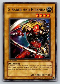 X-Saber Anu Piranha 5DS2-EN004 5D's Starter Deck 2009 Yu-Gi-Oh 1st Edition NM - Image 1