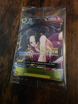 One Piece TCG Boa Hancock- P-115 OP15 Release Event Winner Promo SEALED - Image 1