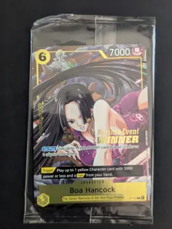 One Piece TCG Boa Hancock- P-115 OP15 Release Event Winner Promo SEALED - Image 1