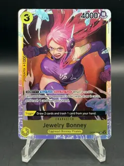 Jewelry Bonney OP08-105 SR | Two Legends One Piece TCG NM English - Image 1