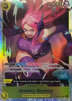 Jewelry Bonney SR OP08-105 - Two Legends - One Piece TCG - Image 1