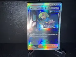2025 Pokemon Ciphermaniac's Codebreaking 104Prismatic Evolutions PokeBall Card - Image 1