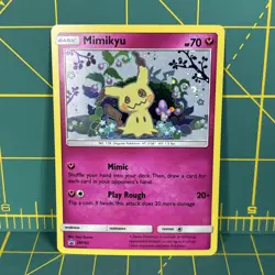 Mimikyu Promo SM163 Team Up Blister Pokemon Card Excellent LP Sun & Moon Holo - Image 1