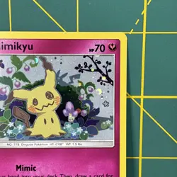 Mimikyu Promo SM163 Team Up Blister Pokemon Card Excellent LP Sun & Moon Holo - Image 5