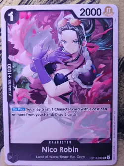 Nico Robin OP16-092 Uncommon The Time of Battle One Piece Near Mint - Image 1