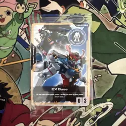 Sealed ENGLISH Gundam Card Game EX Base Gundam Base World Tour Promo EXBP-003 - Image 1