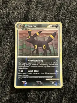 Pokemon TCG Umbreon 10/90 Undaunted Reverse Holo Holo Rare Card HP - Image 1