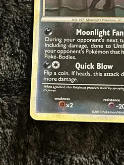 Pokemon TCG Umbreon 10/90 Undaunted Reverse Holo Holo Rare Card HP - Image 5