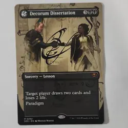Decorum Dissertation (Borderless) Secrets of Strixhaven Regular Mythic 0292 NM - Image 1