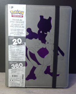 Mewtwo Ultra PRO Premium Leather Strap Binder Pokemon TCG Card Album Storage NEW - Image 2