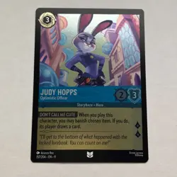 Judy Hopps 157/204 Disney Lorcana Fabled Uncommon Cold Foil Card NM - Image 1