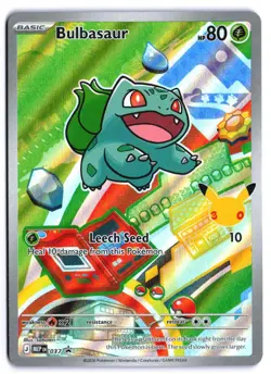 Bulbasaur 037 ME: Mega Evolution Promo Holofoil EN Pokemon NM - Image 1