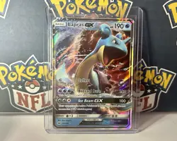 Lapras GX 35/149 - Sun & Moon Base Set - Pokemon Card - Image 1