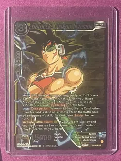 Bardock Saiyan Invasion P-509 WINNER Promo Foil Dragon Ball Super Card Game | NM - Image 1