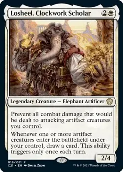 Losheel, Clockwork Scholar - 18 / English / Near Mint MTG - Image 1