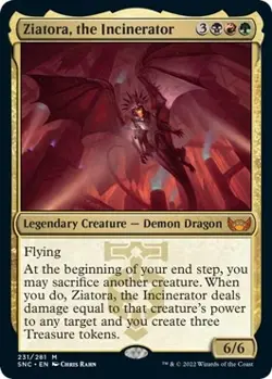 Foil - Ziatora, the Incinerator - 231 / NM / English MTG - Image 1