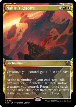 Foil - Nahiri's Resolve (Showcase) - 87 / NM / English MTG - Image 1