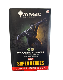 SEALED Wakanda Forever Magic the Gathering Marvel Superheroes, Commander MTG - Image 1
