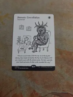 Demonic Consultation Secret Lair MTG NM - Image 1