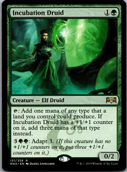 Incubation Druid 131 Rare Ravnica Allegiance Magic: The Gathering Near Mint - Image 1
