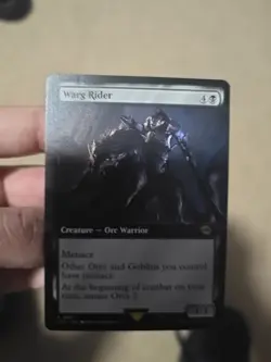 Warg Rider Extended Art the Lord of the Rings Tales of Middle Earth mtg - Image 1
