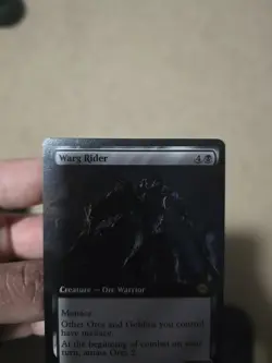 Warg Rider Extended Art the Lord of the Rings Tales of Middle Earth mtg - Image 2