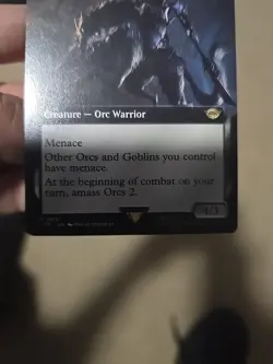 Warg Rider Extended Art the Lord of the Rings Tales of Middle Earth mtg - Image 3