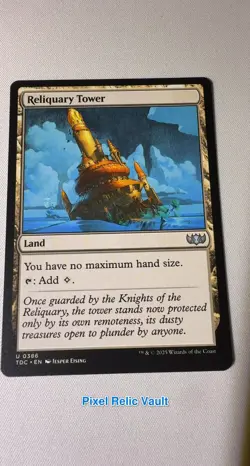 MTG - TDC - 386 - NM - Reliquary Tower - Magic - Image 2