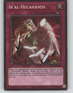 Ib'al-Hecahands (Super Rare) PHRE-EN010 Phantom Revenge Yu-Gi-Oh 1st Edition NM - Image 1