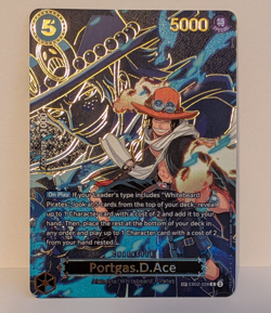 One Piece TCG ~ Portgas D Ace SP EB02-028 R ~ Bandai - Image 1