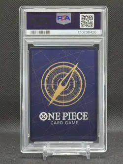 2026 One Piece OP14 EB04 EN Dracule Mihawk Manga Alternate Art #119 PSA 10 GEM - Image 2
