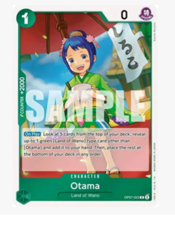Otama - OP07-022 - R - Foil One Piece Card Game - Image 1
