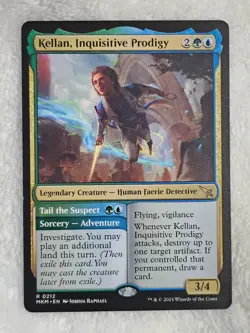 MTG Kellan, Inquisitive Prodigy #212 Murders at Karlov Manor Magic Card Rare NM - Image 2
